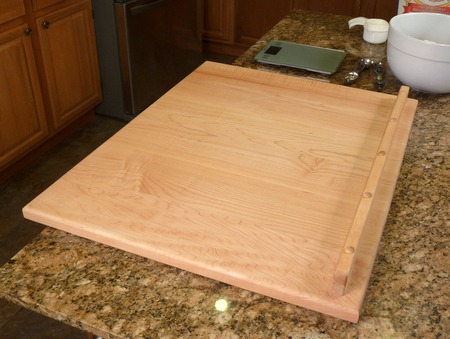 Counter Top Maple Butcher Block Cutting Board, Bread Board Made to Order 