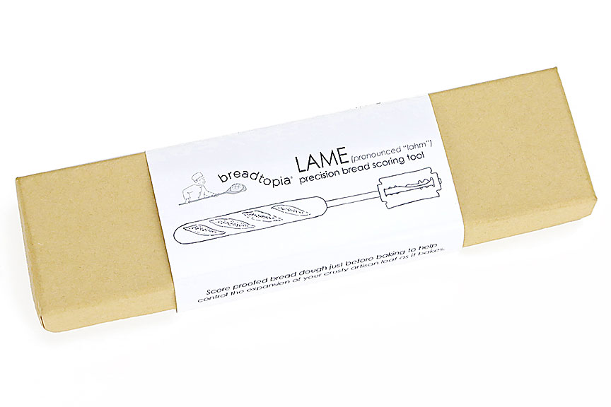 O'Creme Baker's Bread Lame Dough Scoring Tool Fixed Blade and Protective  Cover - Homemade Professional Sourdough, Baguettes and French Bread 1 