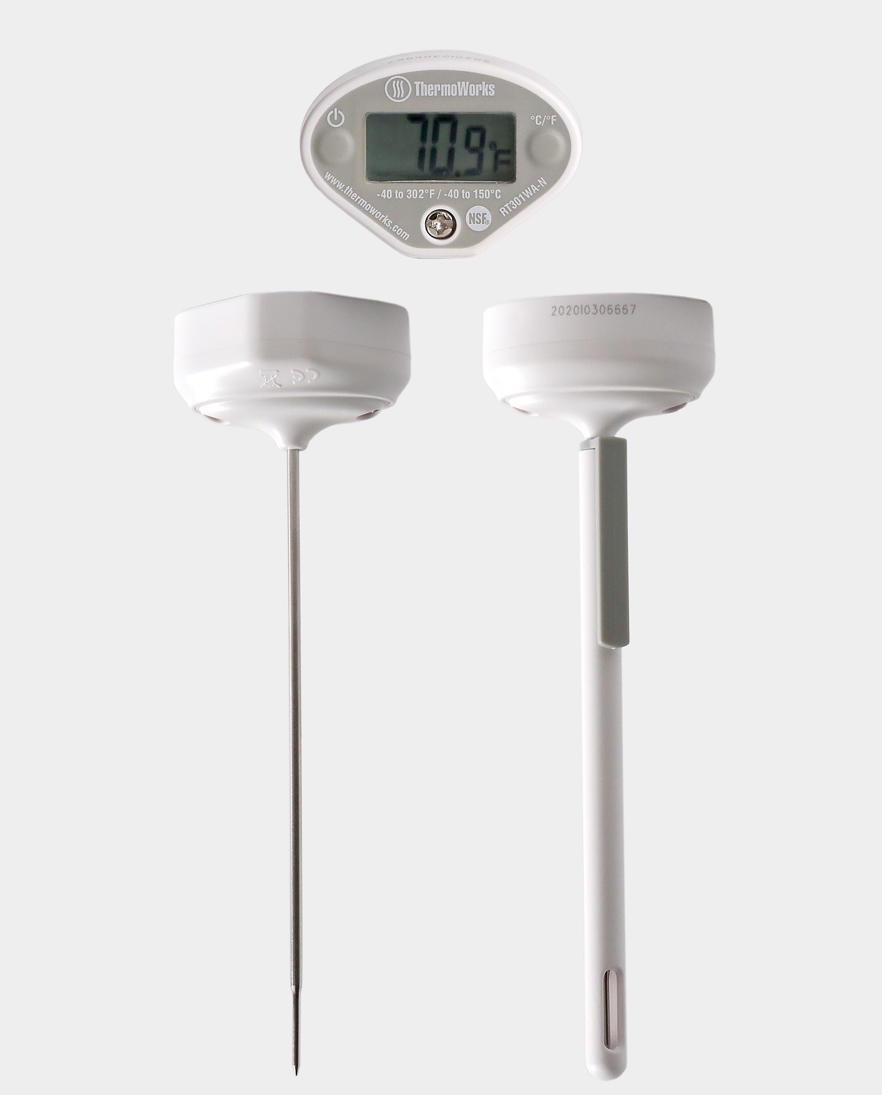Instant Read Thermometer — Top Display – Breadtopia