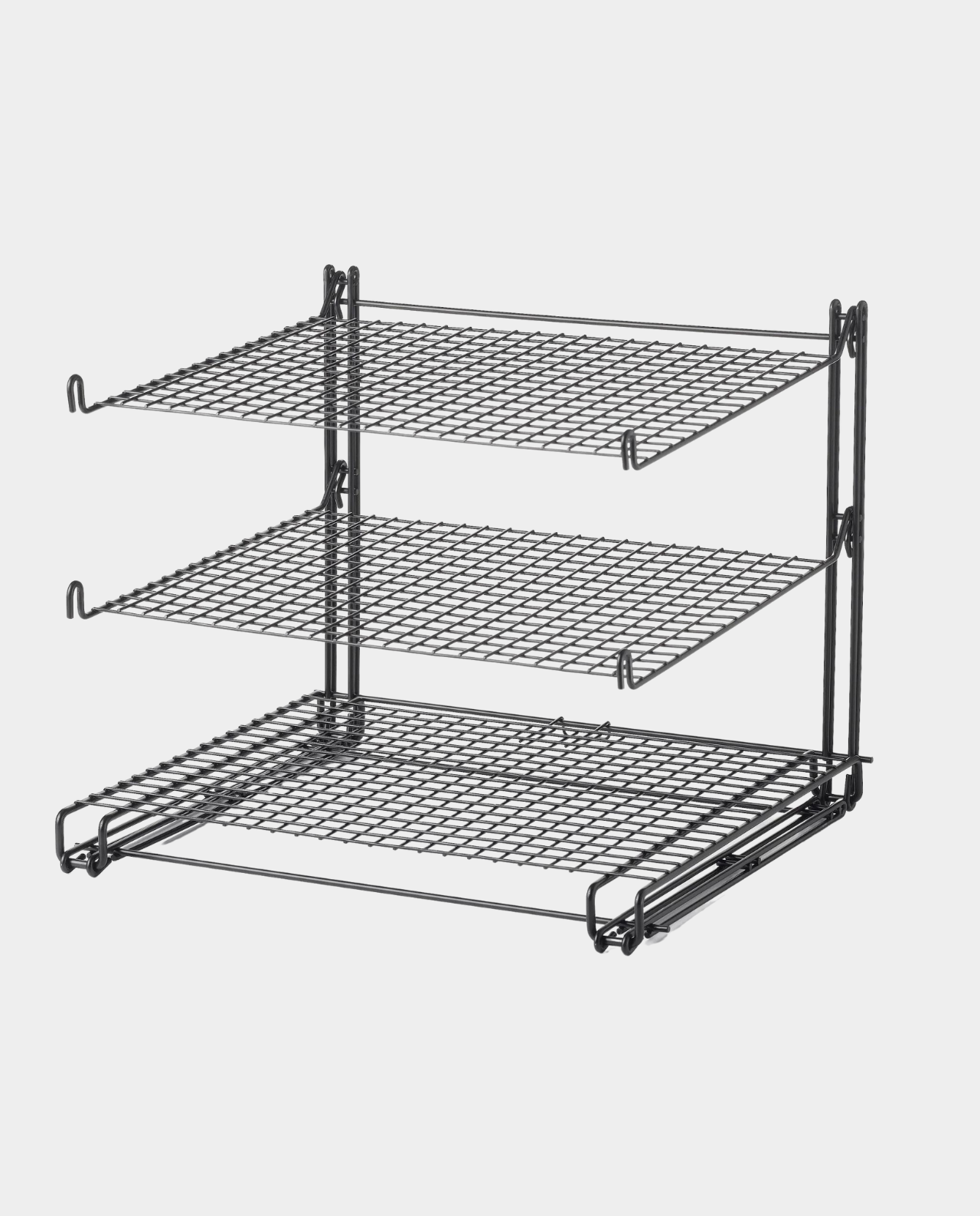 Multi Use Cooling Rack Black Heavy-Duty Wire Cooking Rack Baking