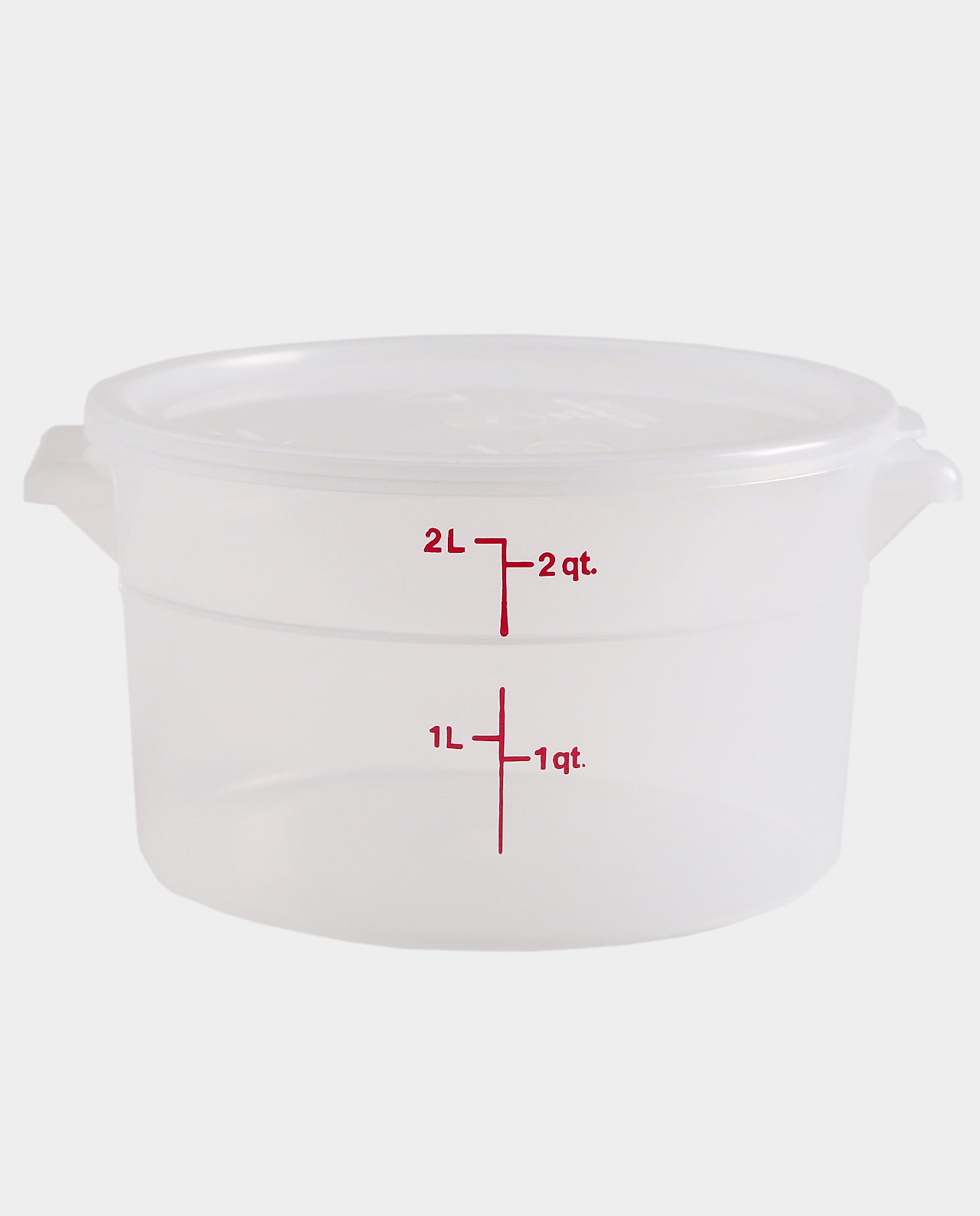 Dough Rising and Storage Bucket w/Lid - 2 qt. Round