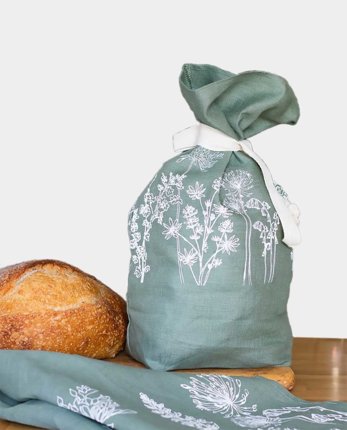Cornish Linen Bread Bag