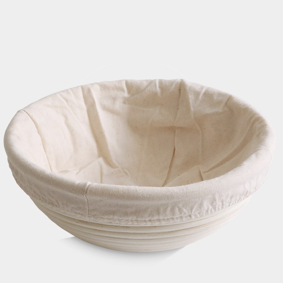 6 Packs Round Bread Proofing Basket Cloth Liner Sourdough Banneton Proofing Cloth Natural Rattan Baking Dough Basket Cover 8.5 Inch 