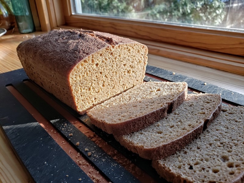 Naturally Leavened Einkorn Bread