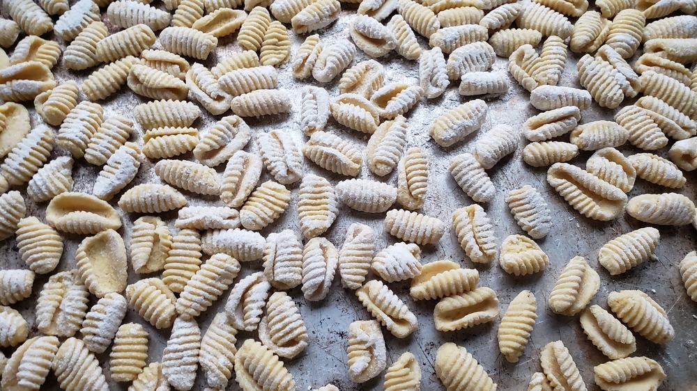 Gnocchetti and Cavatelli from a Corn-and-Wheat Pasta
