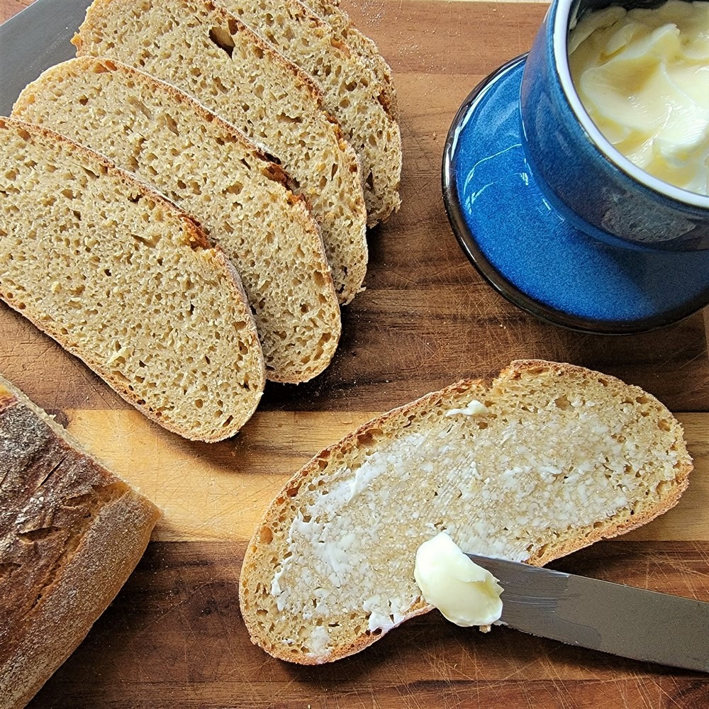 Whole Grain Kamut Sourdough Bread