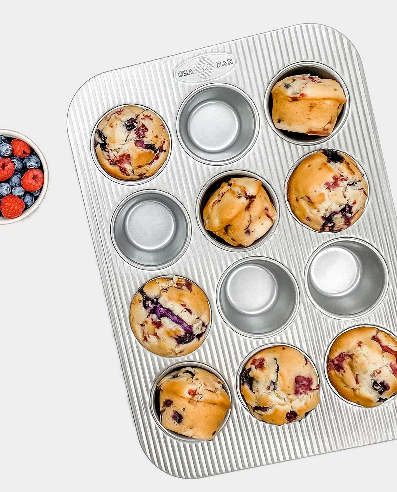 Mini Muffin Pan, 24 Cup, Nonstick - USA Pan
