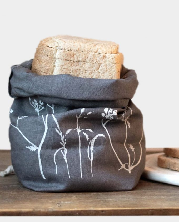 Cornish Linen Bread Bag