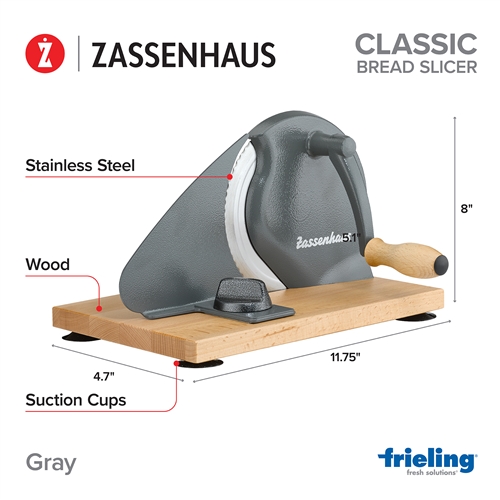 Zassenhaus 72006 Manual Bread Slicer