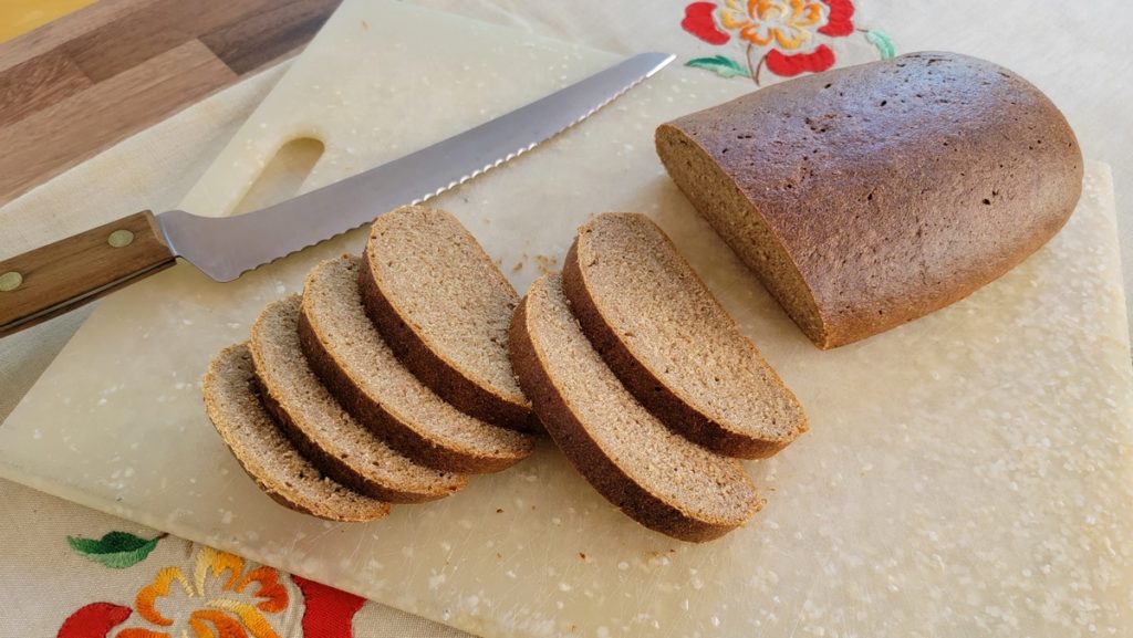 Lithuanian Black Rye Sourdough Bread