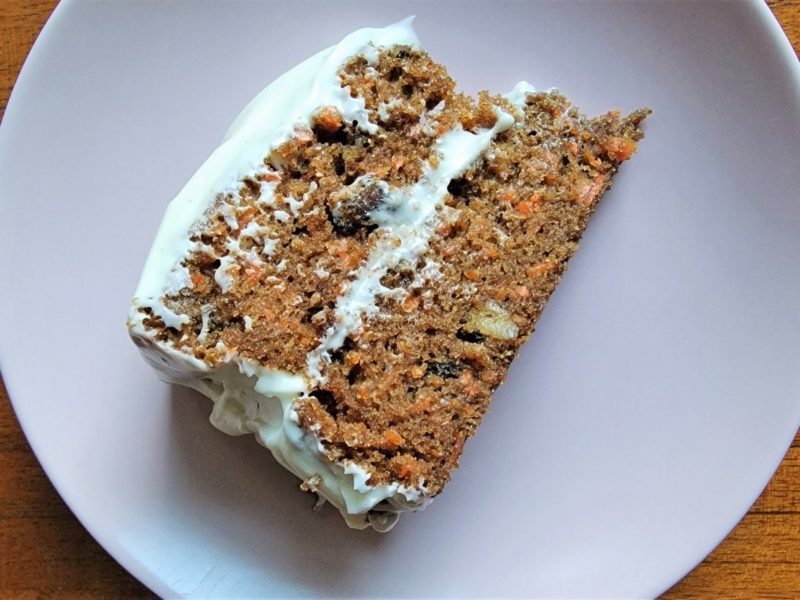 Carrot Cake with Whole Grain Red Fife and Einkorn Flours