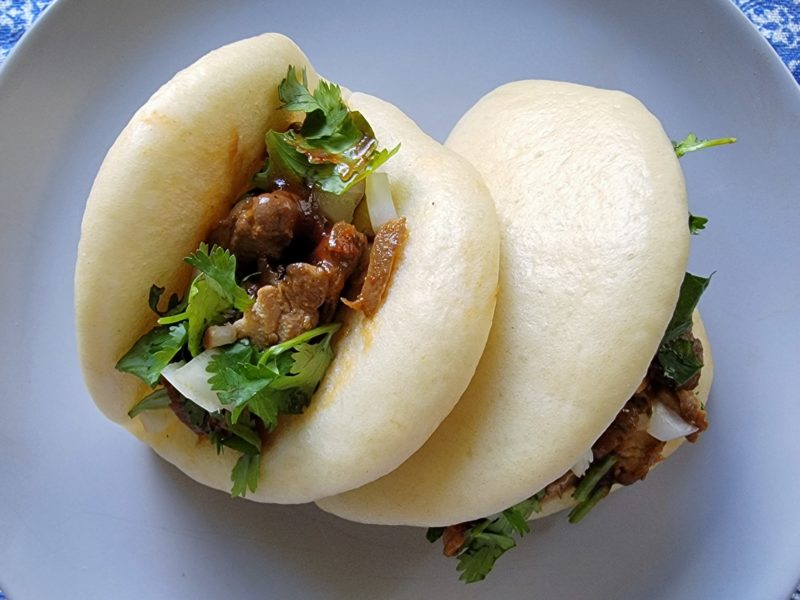 Chinese Lotus Leaf Bao (Steamed Buns)