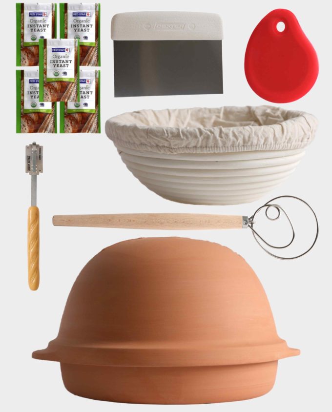 Artisan Bread Starter Kit — Round Cloche