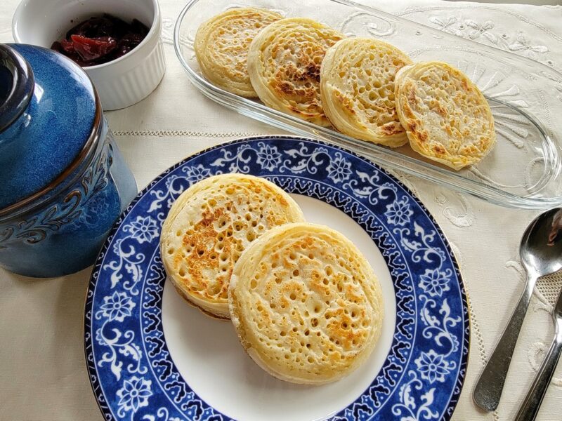Sourdough Crumpets (Yeast Too)