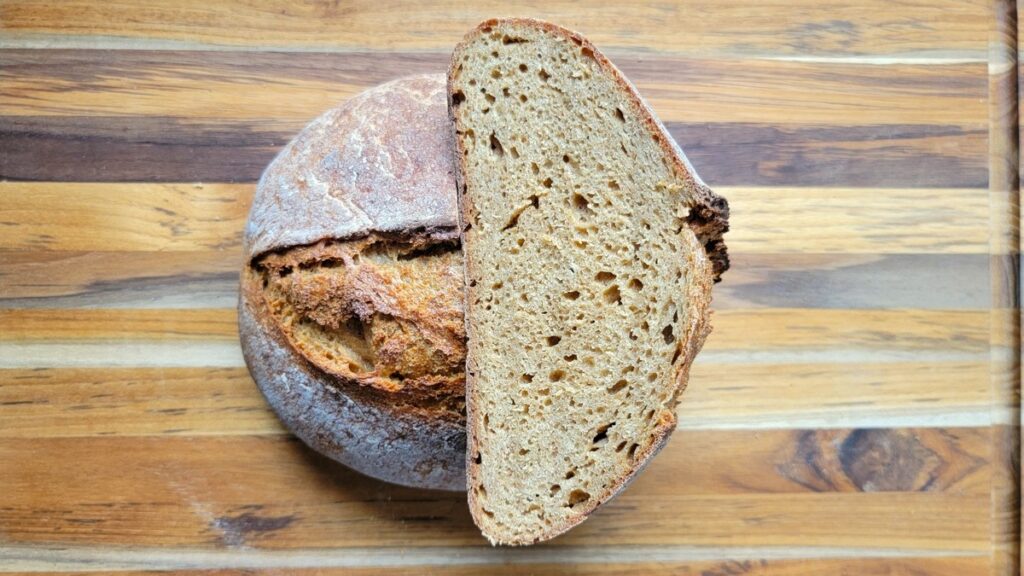 Einkorn Sourdough Hearth Bread