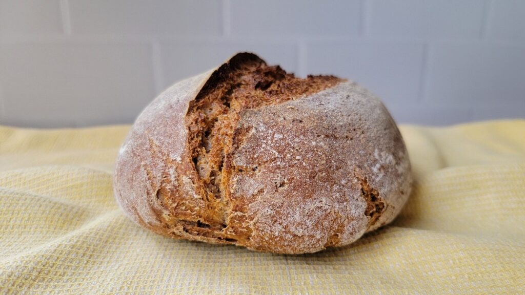 Spelt and Rye-Scald Sourdough Bread