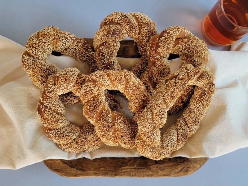 Whole Grain Turkish Simit (Sourdough and Yeast Options)