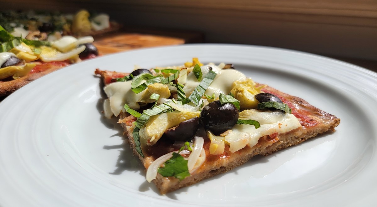 Spelt Thin-Crust Pan Pizza – Breadtopia