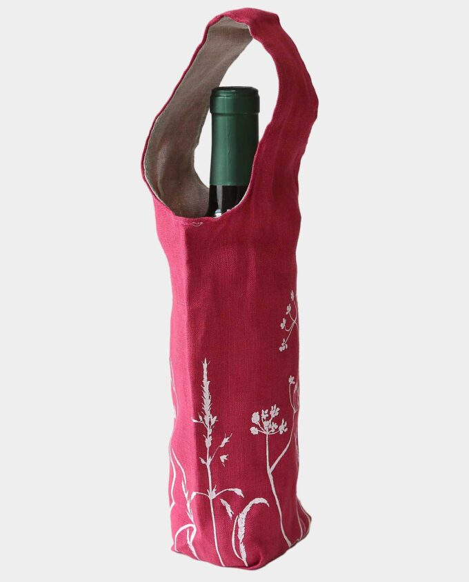 Cornish Linen Bottle Bag